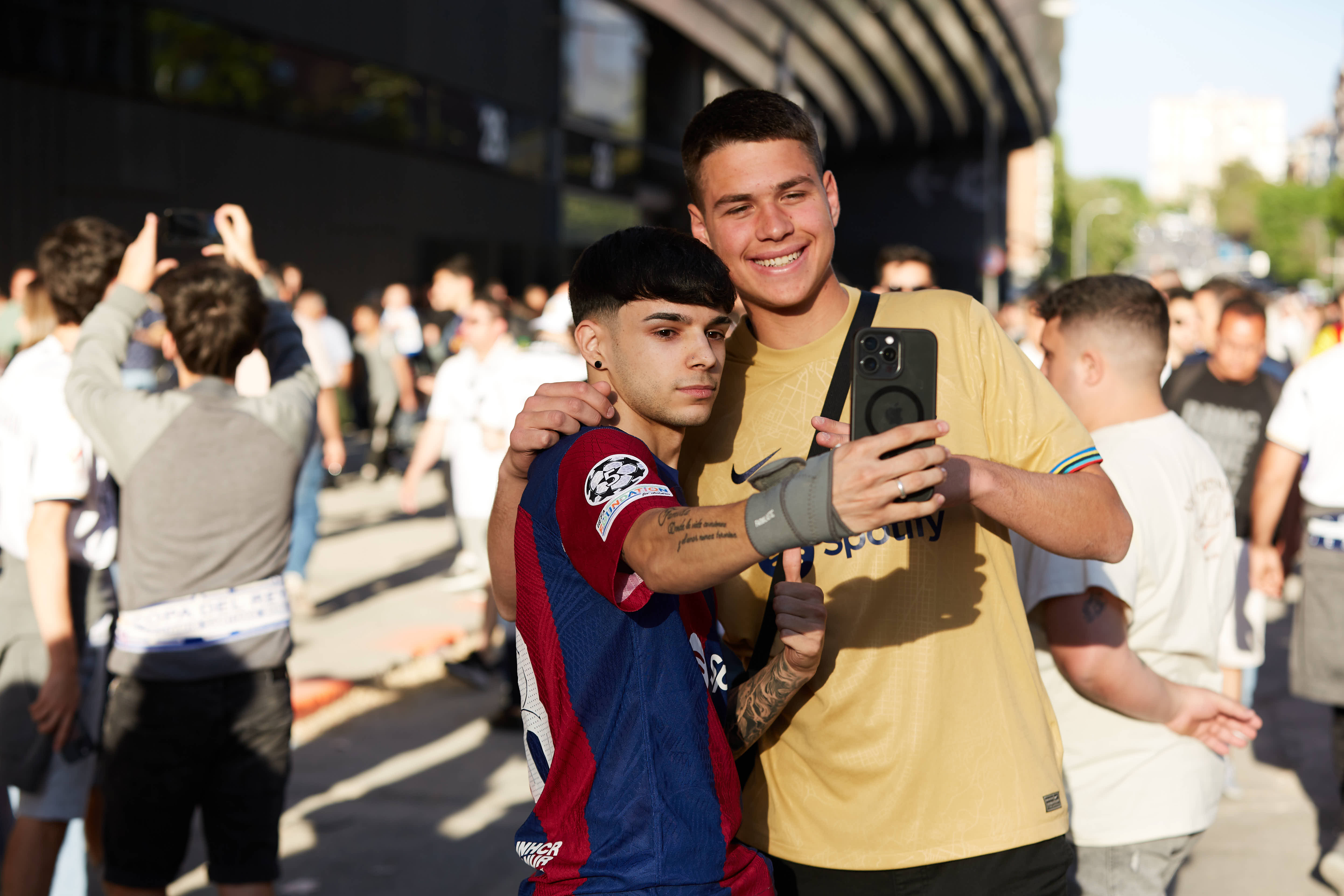 Dos Culés antes del clásico