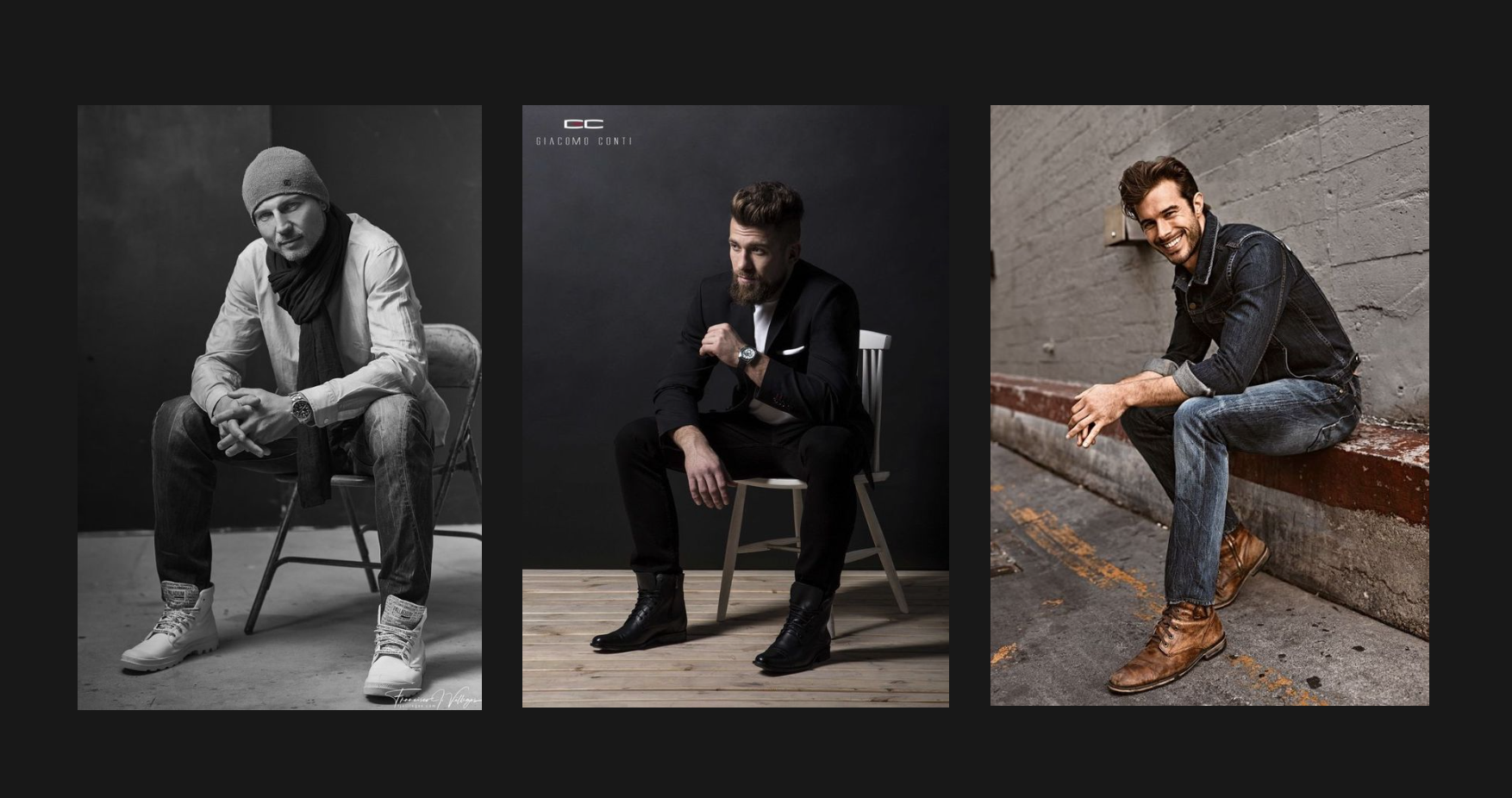 cómo posar en una sesión de fotos de hombre